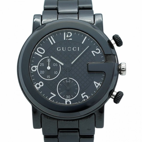 Gucci G Chrono 101.3 Black Dial Men's Watch - Picture 1 of 11